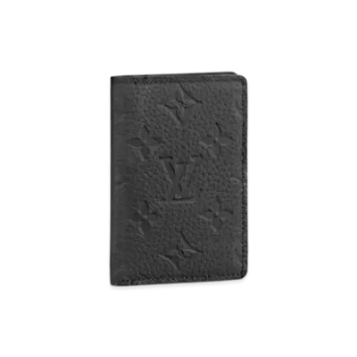 Louis Vuitton Pocket Organizer Monogram Taurillon "Noir"