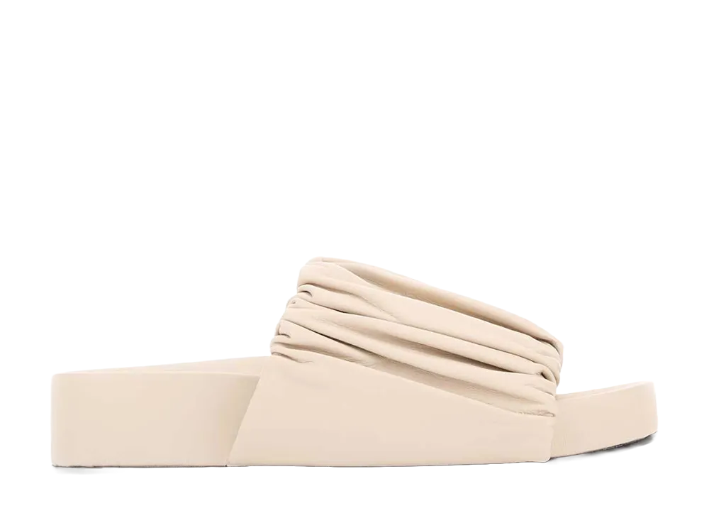 Jil Sander Women's Leather Slippers "Sand"