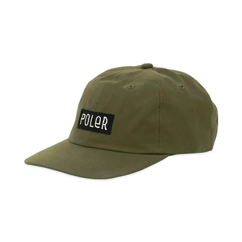 POLeR Cotton Logo Cap "Olive"
