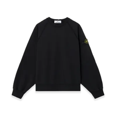 Stone Island 6100022 Brushed Organic Cotton Fleece "Black"