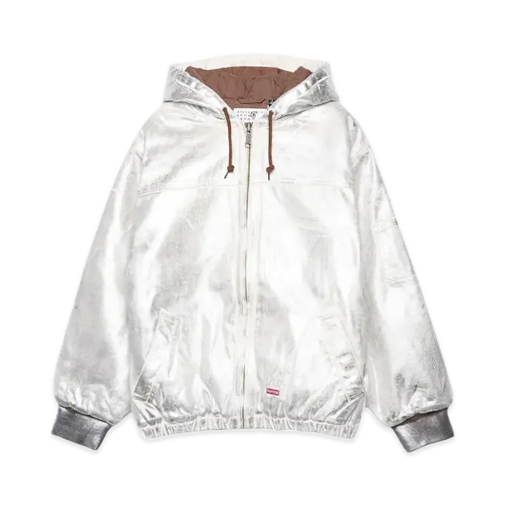 Supreme x MM6 Maison Margiela Foil Hooded Work Jacket "Natural"