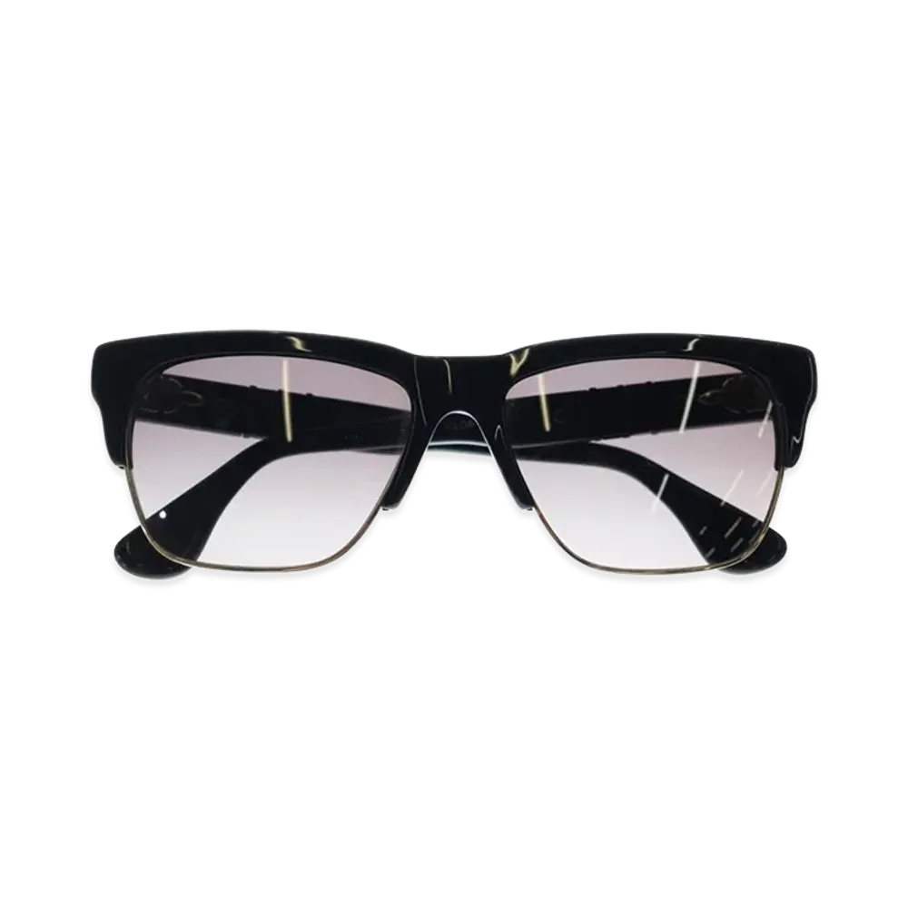 Chrome Hearts Women's KLOSTERFUCK Sunglasses "Black/Gold"