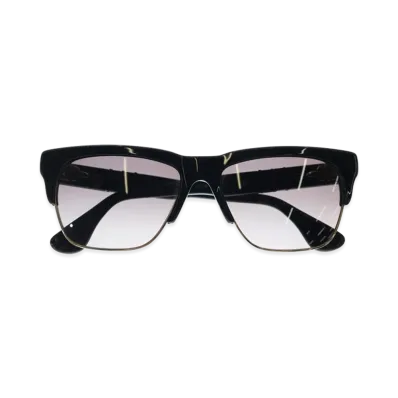 Chrome Hearts Women's KLOSTERFUCK Sunglasses "Black/Gold"