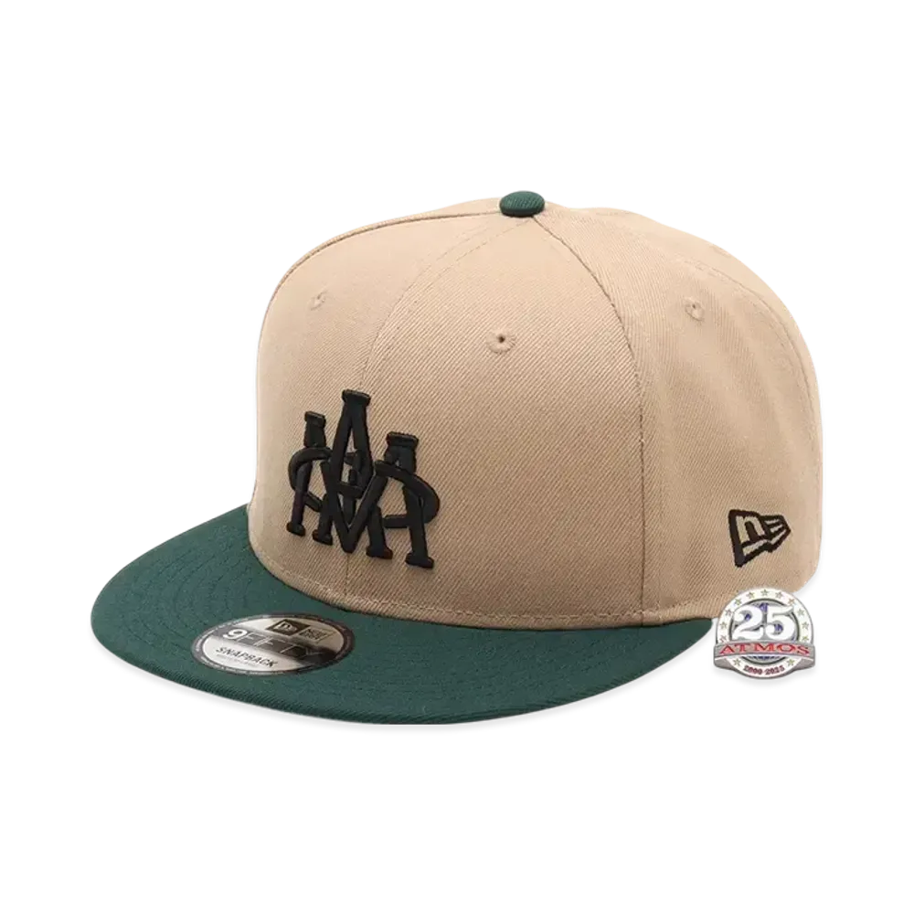 NEW ERA x atmos 9Fifty Snap Back "Camel"