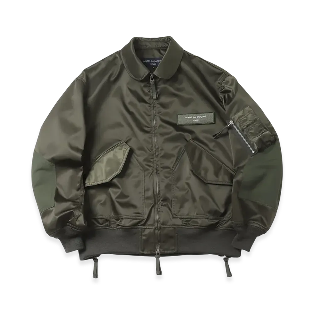 COMME des GARCONS HOMME Nylon Twill 3layer Blouson "Khaki"