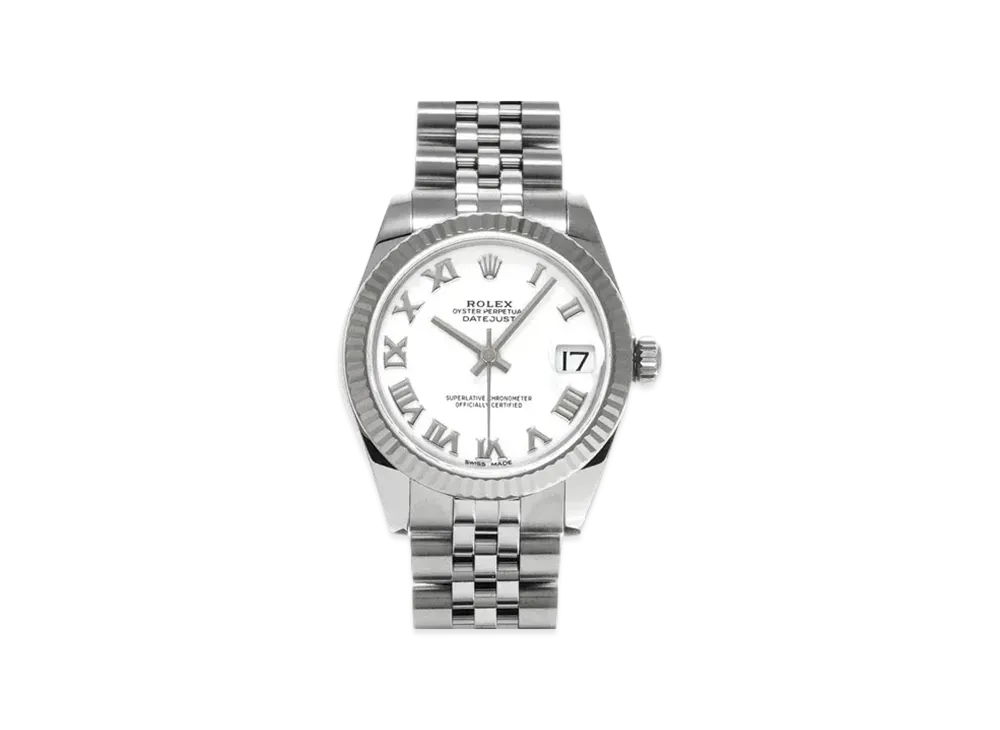 ROLEX Datejust "White Roman/Stainless Steel/White Gold"