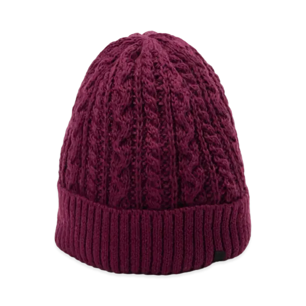 DAIWA PIER39 Tech Cable Watch Cap "Burgundy"