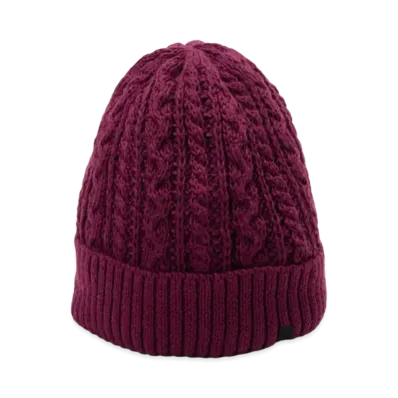 DAIWA PIER39 Tech Cable Watch Cap "Burgundy"