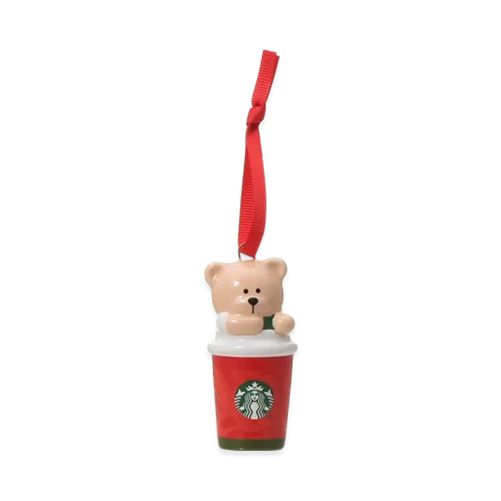 STARBUCKS Holiday 2025 Ornament Cup Bearista "Red"