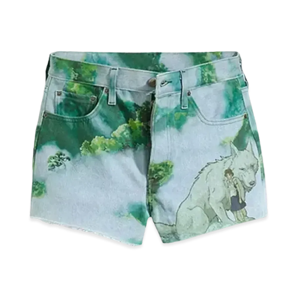 Levi's x Princess Mononoke 501 Shorts "Medium Wash"
