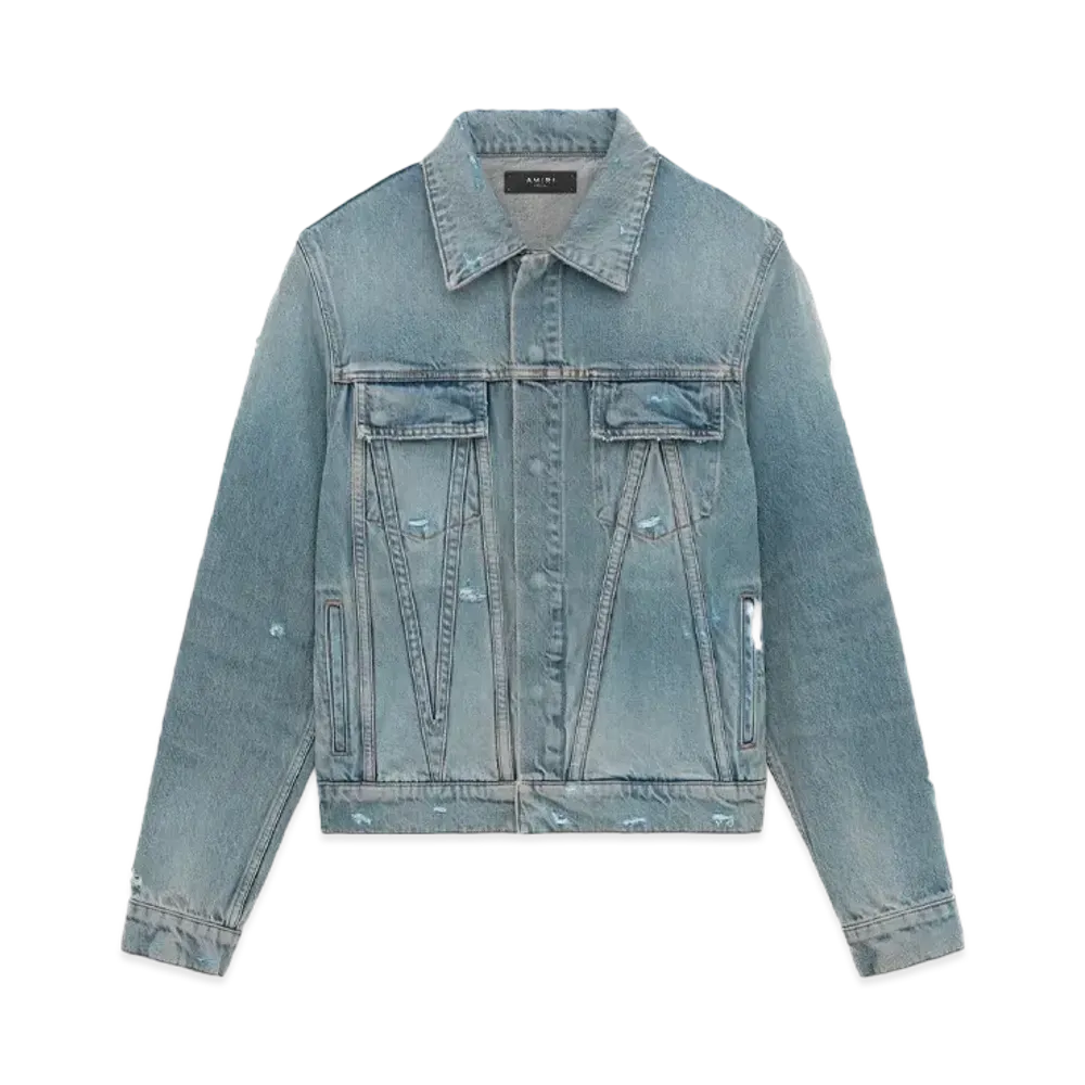 AMIRI MA Trucker Jacket "Antique Indigo"