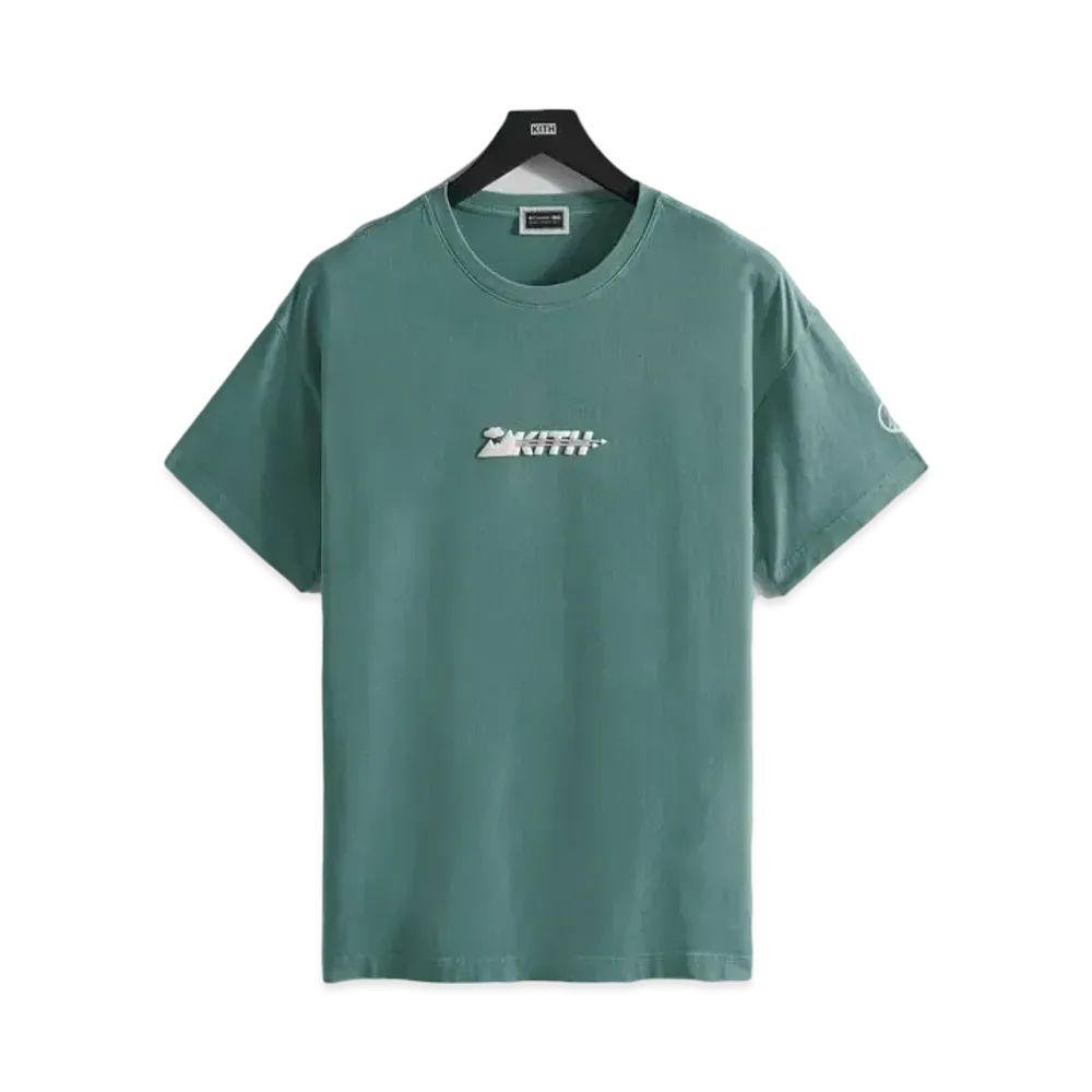 Kith x Columbia Eea Rain Mountain Tee "Teal"