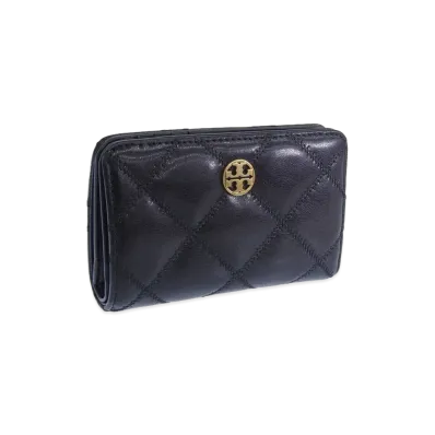 TORY BURCH Willa Matte Medium Wallet "Black"