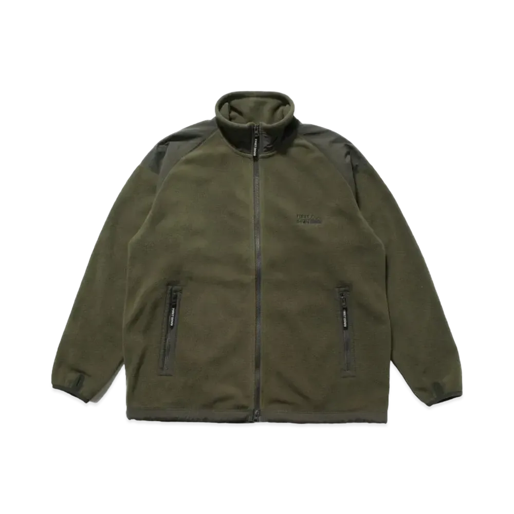 FIRST DOWN MICRO FLEECE STAND JACKET "Olive"