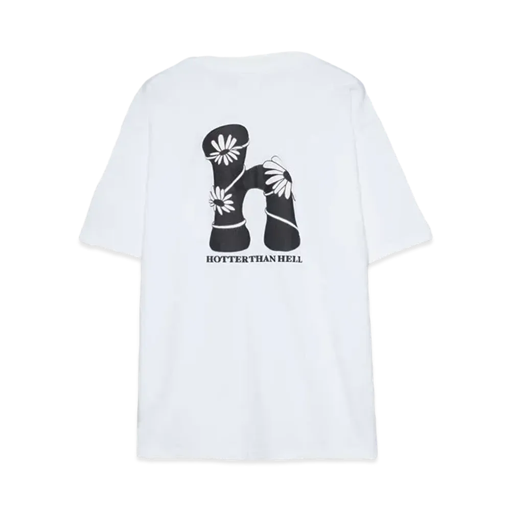 HTH H flower logo Tee Exclusive "WHITE"