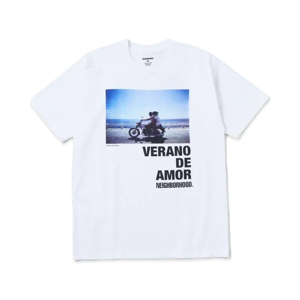 NEIGHBORHOOD NHON-4 / C-TEE . SS "White"