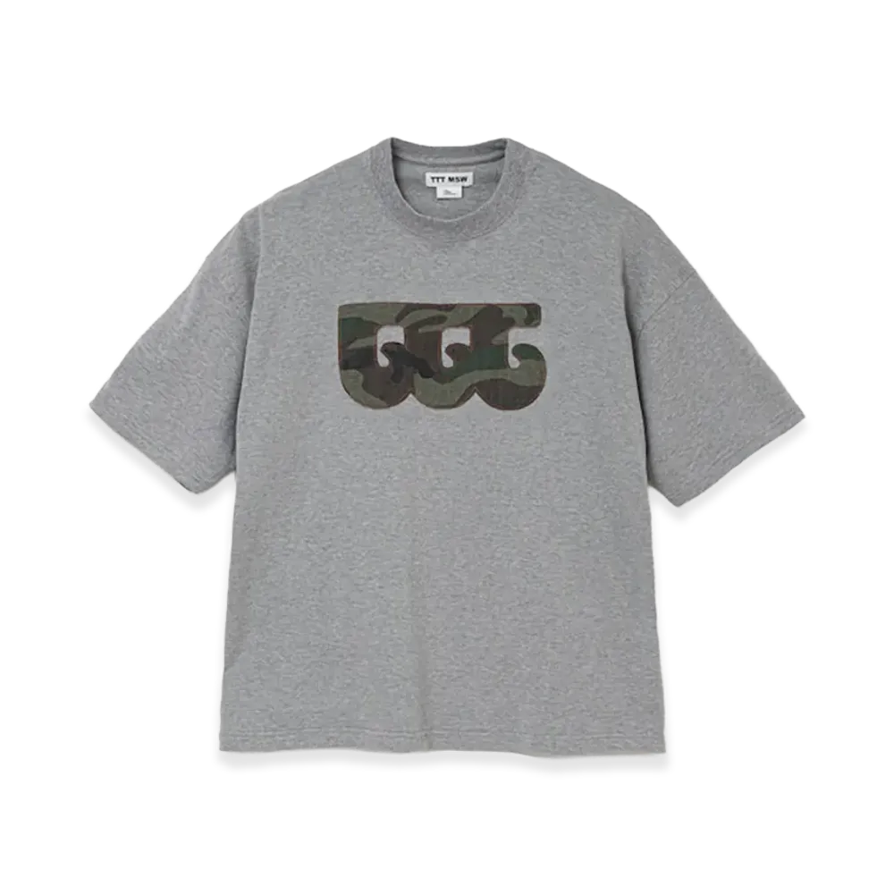 TTTMSW TTT wave logo T-shirt "Grey/Camo"