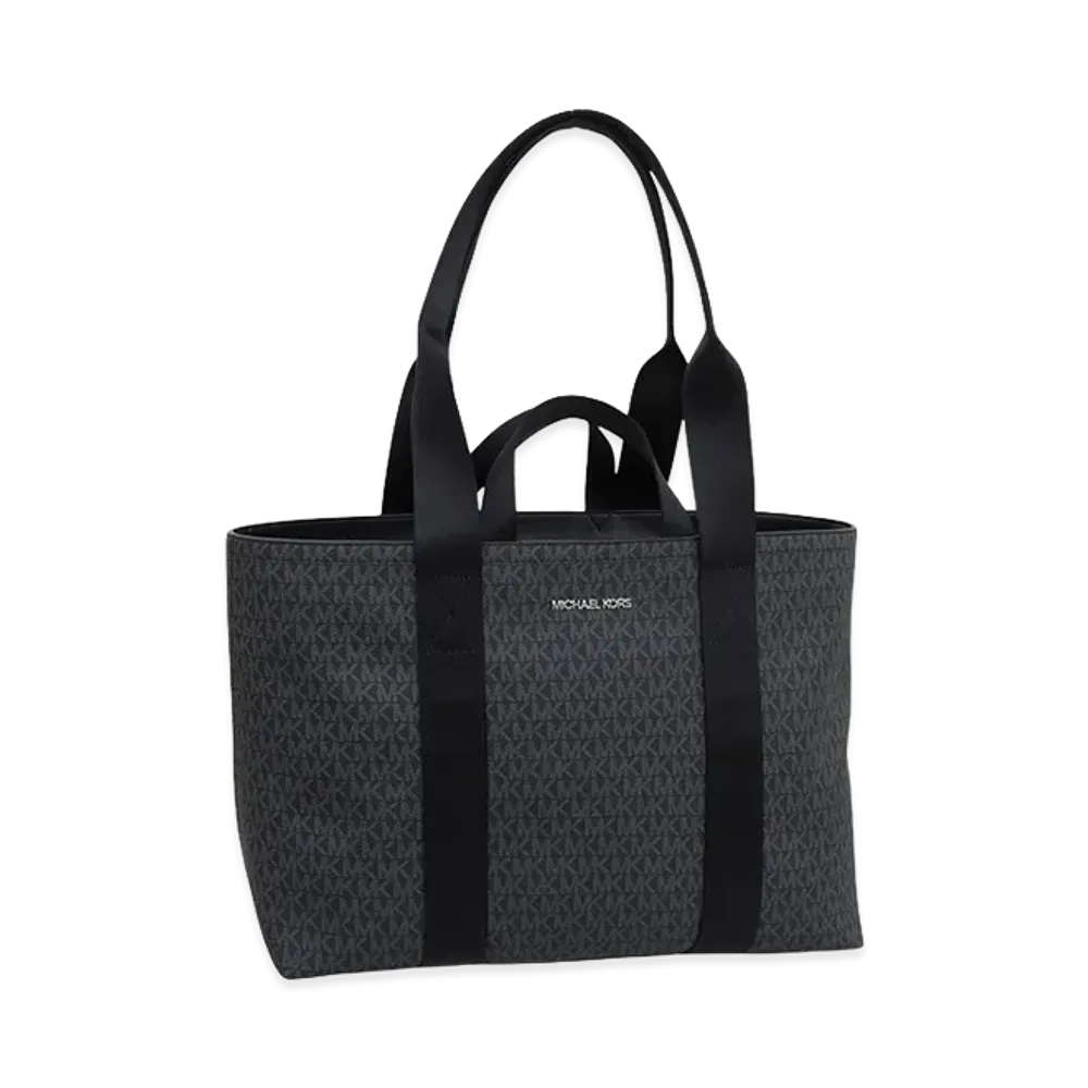 MICHAEL KORS Cooper Dual Handle Tote W Zip "Black"