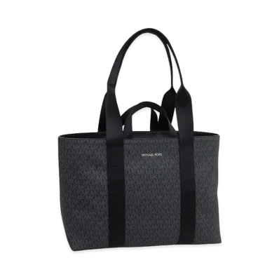 MICHAEL KORS Cooper Dual Handle Tote W Zip "Black"