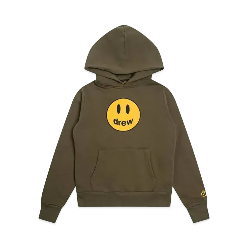 drew house mini drew mascot hoodie "Midnight Olive"