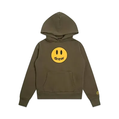 drew house mini drew mascot hoodie "Midnight Olive"