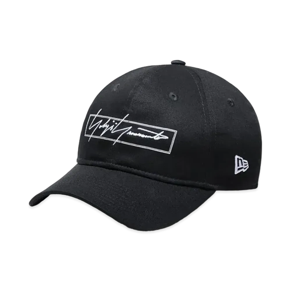 Yohji Yamamoto Pour Homme NEW ERA BLACK COTTON 9THIRTY YY BOX LOGO "Black"