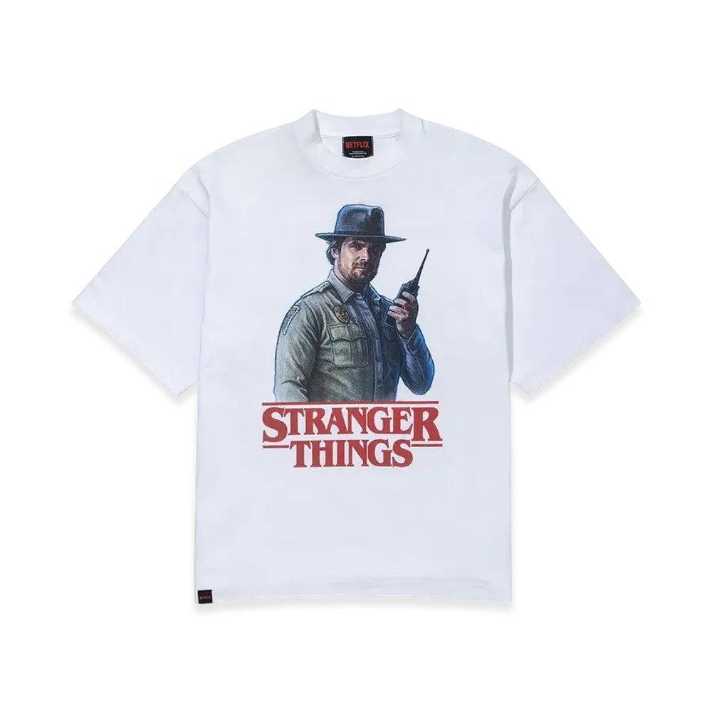 Netflix Stranger Things x V.A. HOPPER Tee "White"