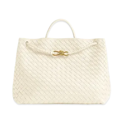 Bottega Veneta Large Andiamo "Sea Salt"