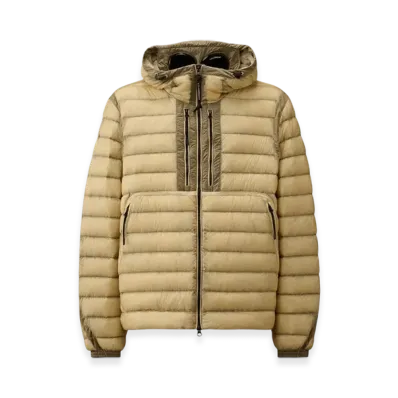 C.P. Company D.D. Shell Goggle Down Jacket "Pistachio Shell Beige"