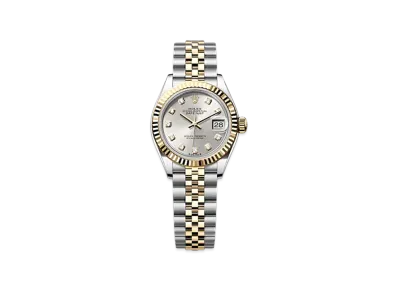 ROLEX Lady-Datejust 28mm Oystersteel & Yellow Gold 279173 "Silver"