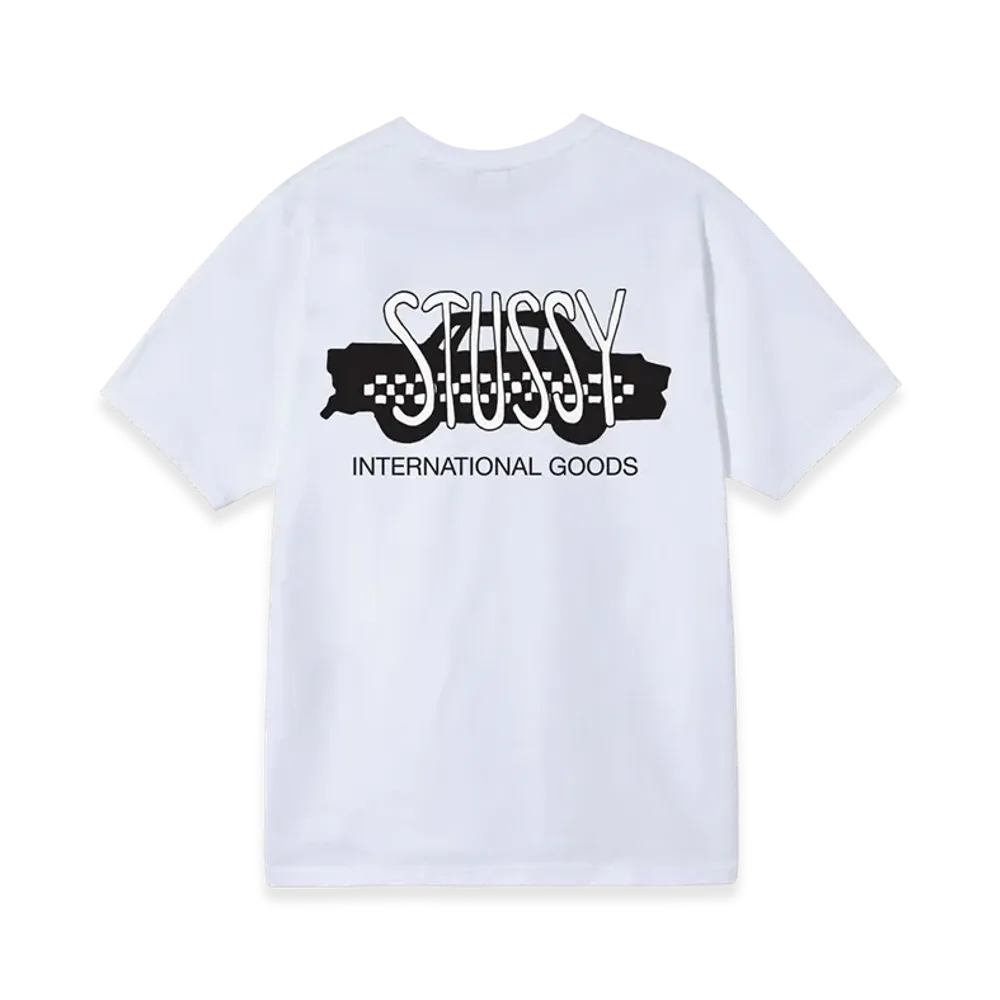 Stussy Taxi Cab Tee "White"