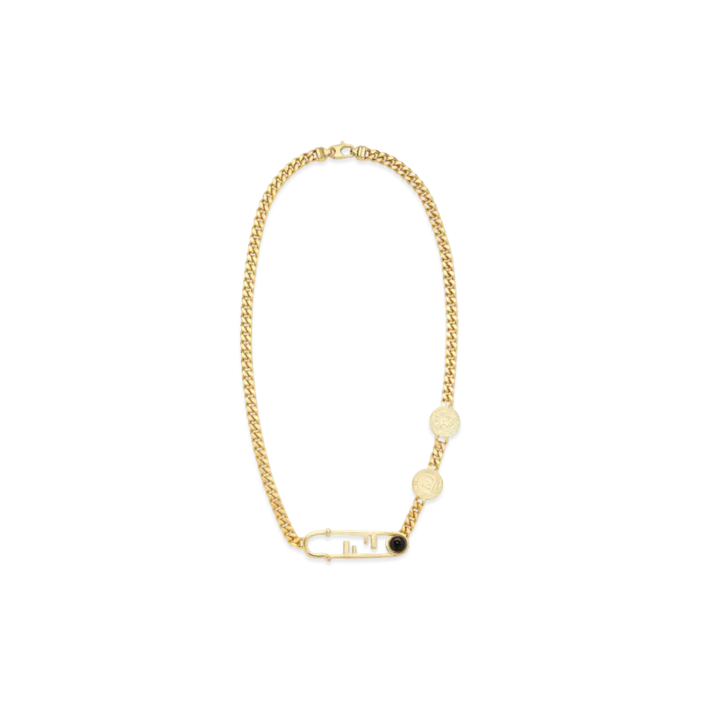 FENDI x Versace Fendace Gold-Colored Necklace "Gold"