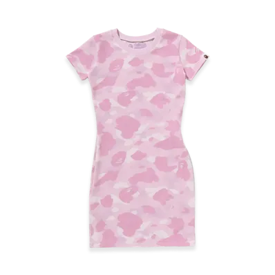 A BATHING APE Women's Jersey Dress "Pink"