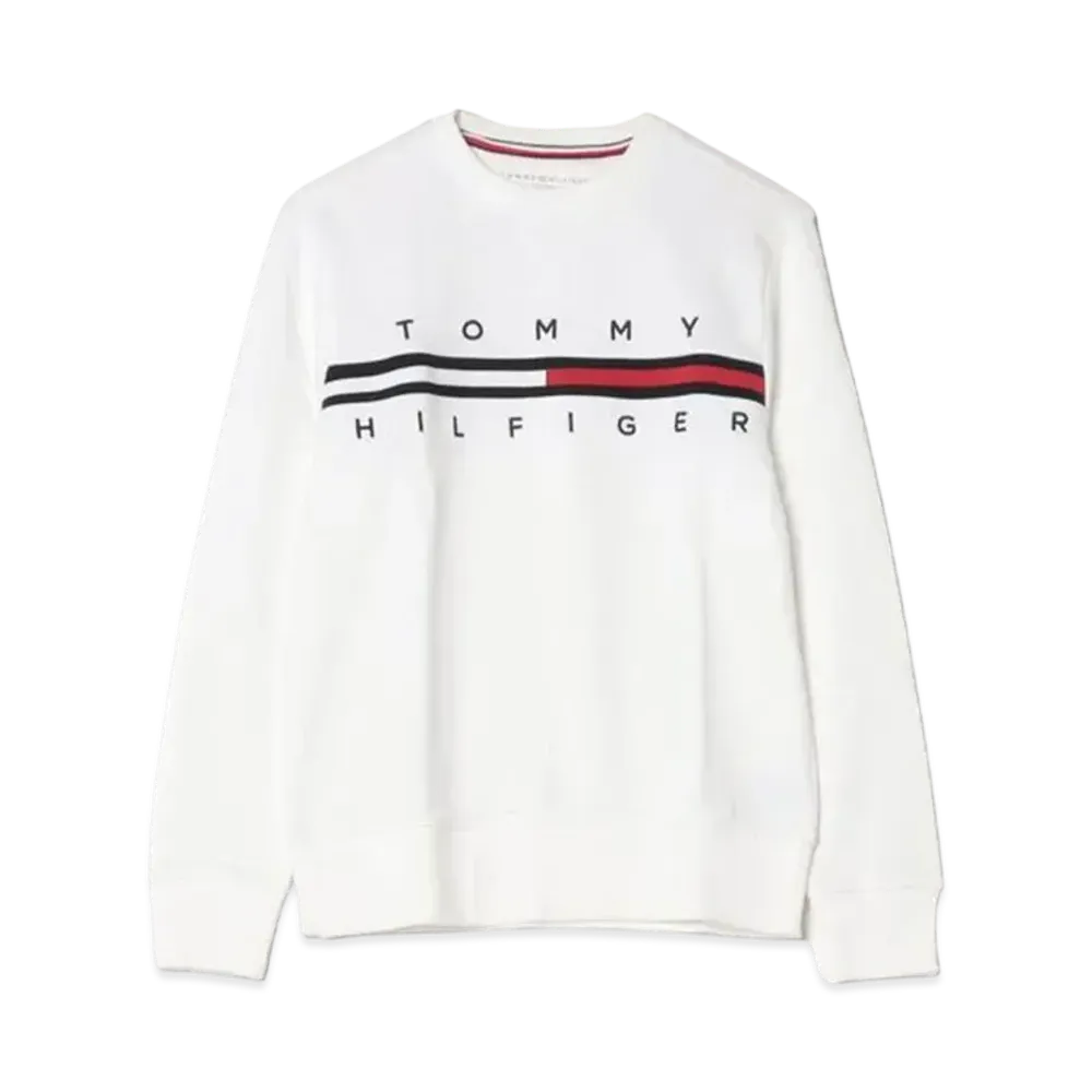 TOMMY HILFIGER TINO French Terry Sweat "White"