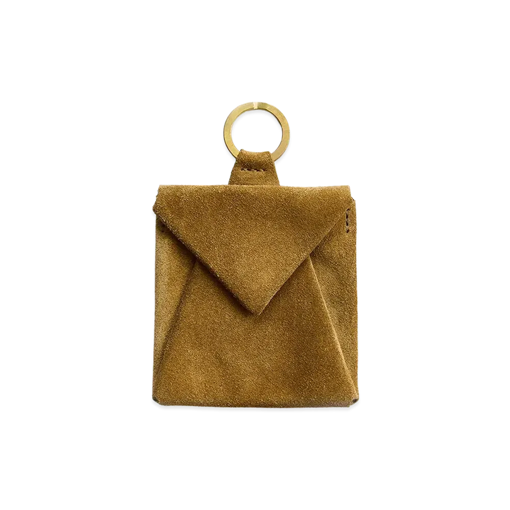 NICENESS S.O.Fats Suede Leather Coin Case "Camel"