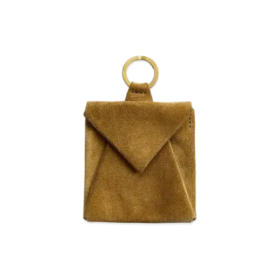 NICENESS S.O.Fats Suede Leather Coin Case "Camel"