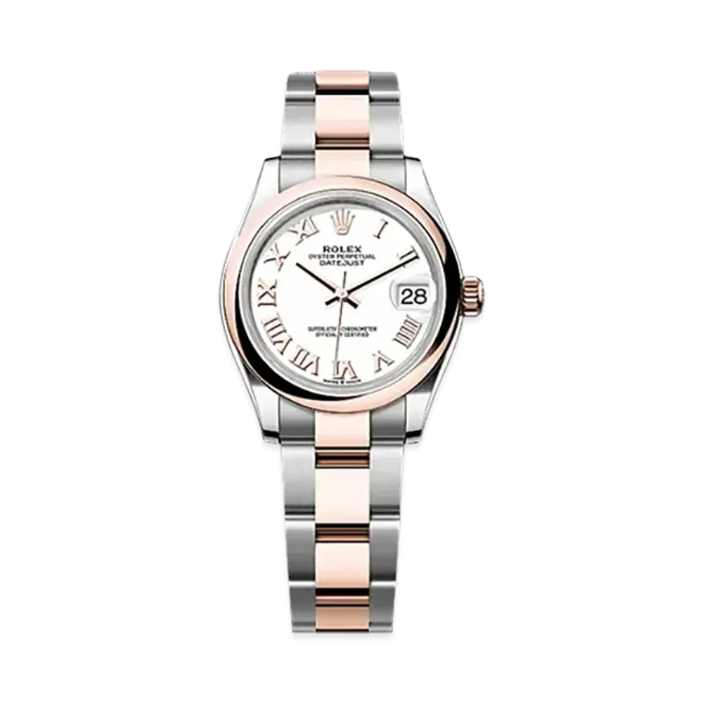 ROLEX Datejust 31mm Oystersteel & Everose Gold 278241 "White"