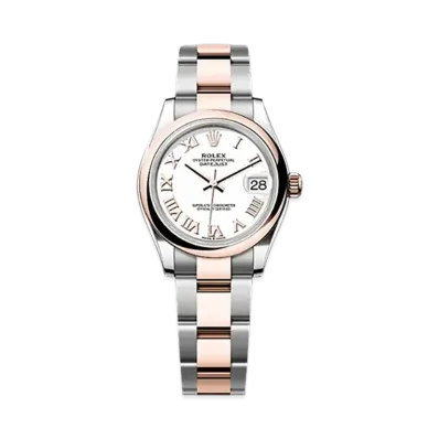 ROLEX Datejust 31mm Oystersteel & Everose Gold 278241 "White"