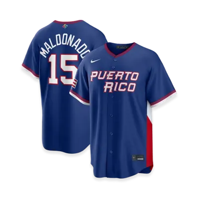Nike 2026WBC World Baseball Classic Martín Maldonado Puerto Rico Baseball Road Stadium Jersey "Royal"