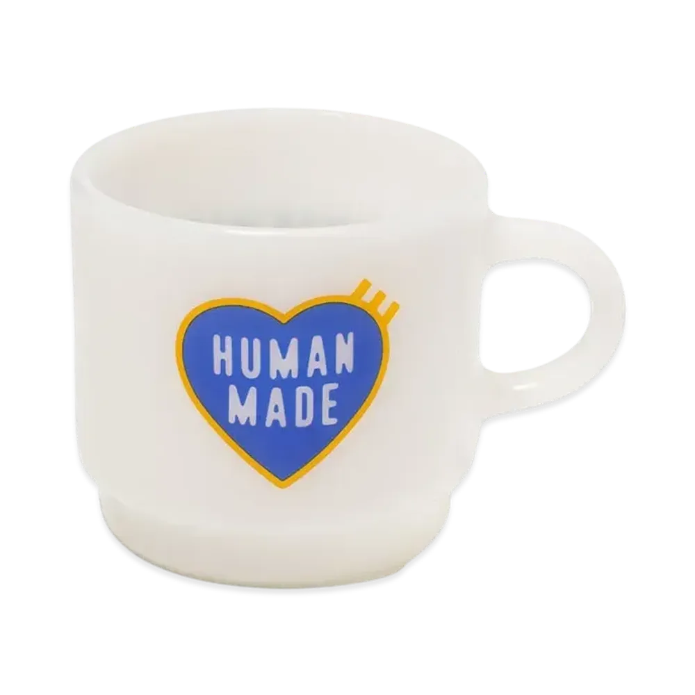 HUMAN MADE Glass Mug "White"