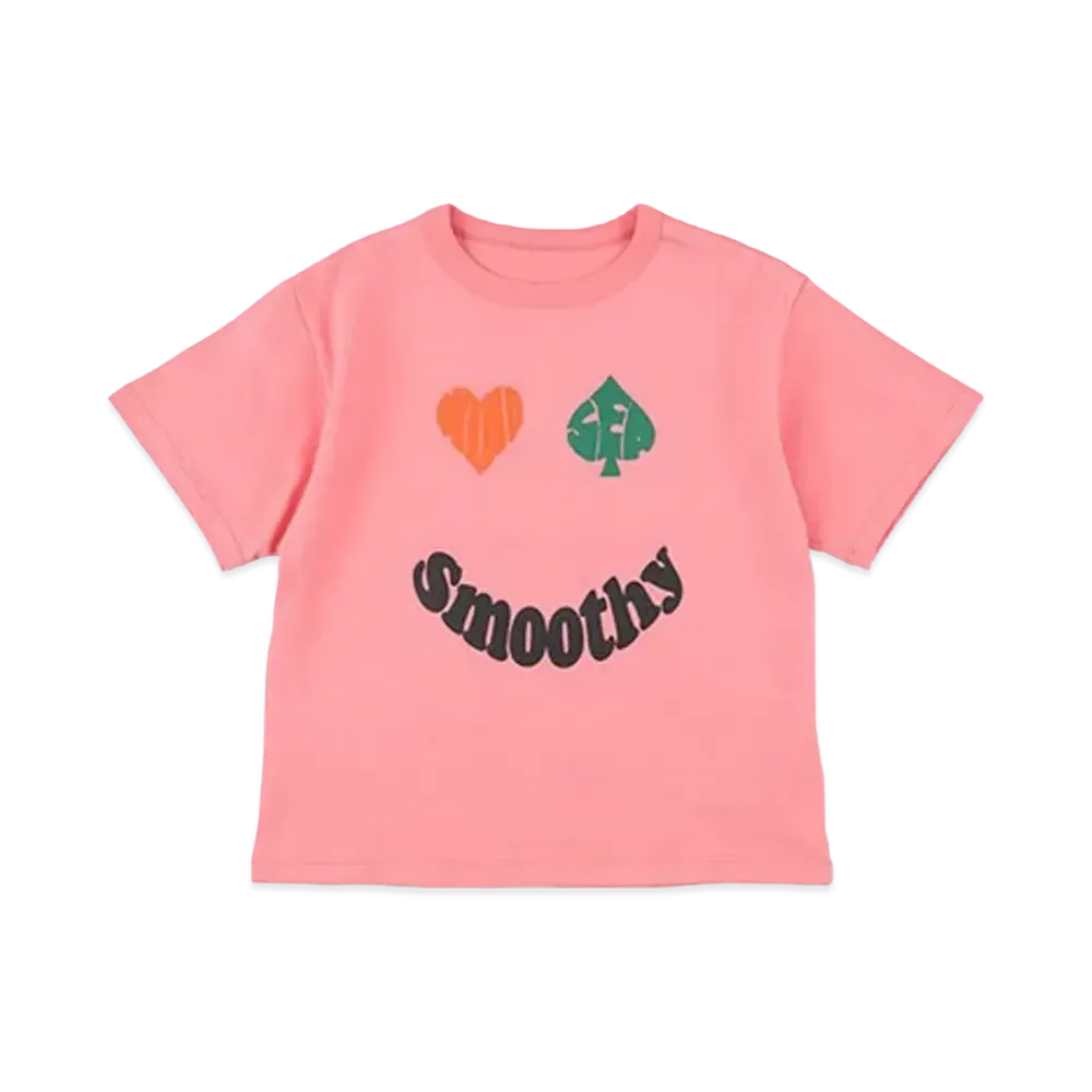 WIND AND SEA x SMOOTHY Smile Tee "Pink"