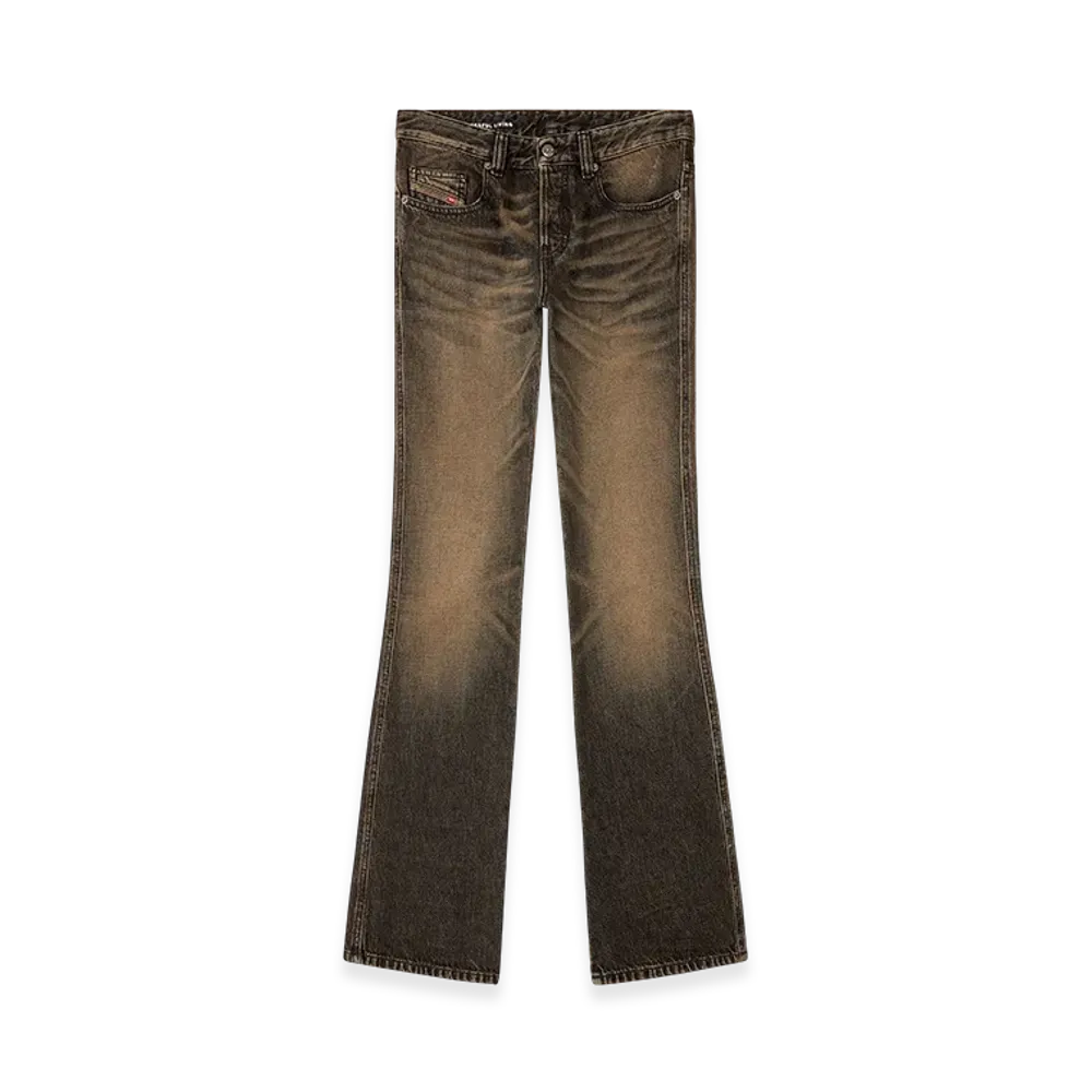Diesel Bootcut Jeans 1998 D-Buck 007ax "Black/Dark Grey"