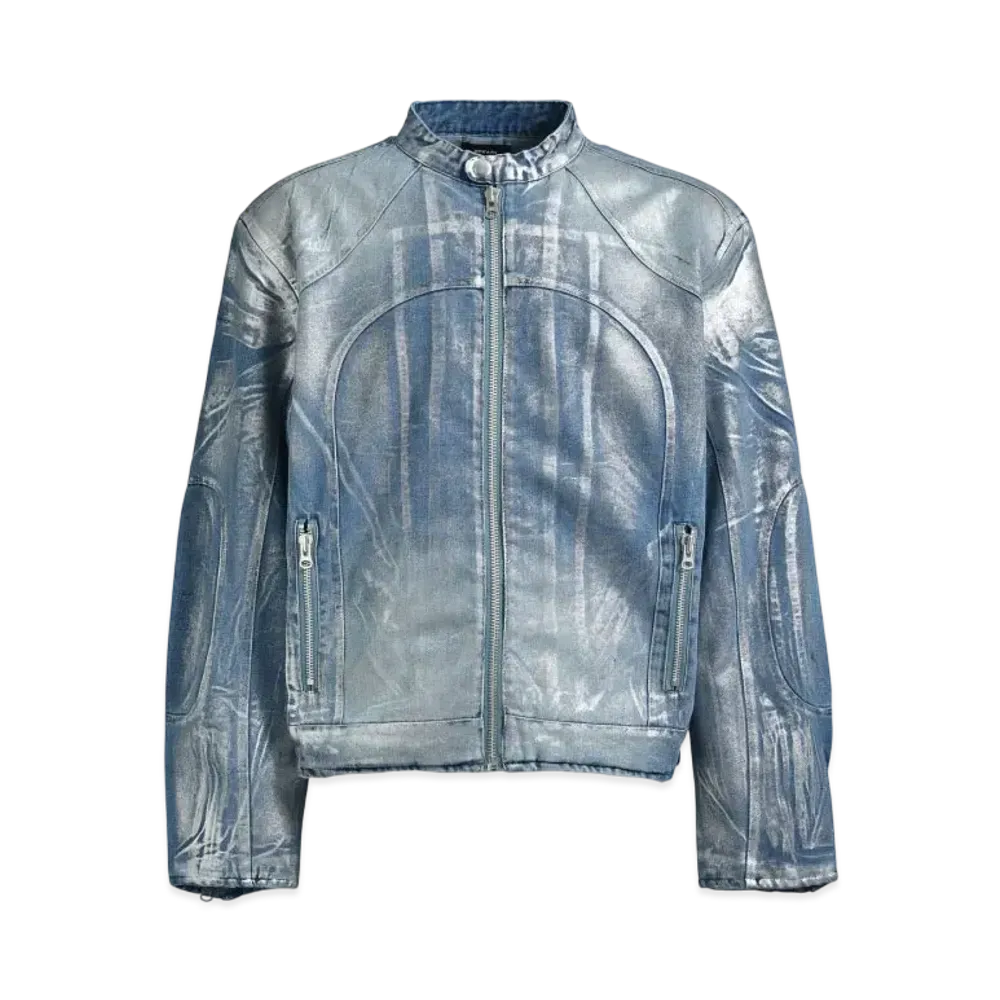 BREATH Coating Riders Jacket "Ice"