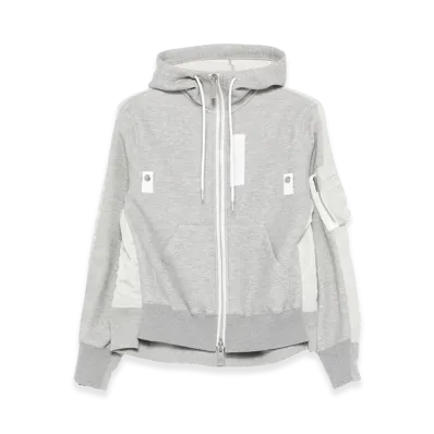 sacai Women's Sweaters "Gray/Light Grey"