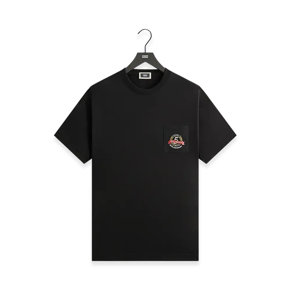 Kith Tokyo 5 Year Anniversary Pocket Tee "Black"