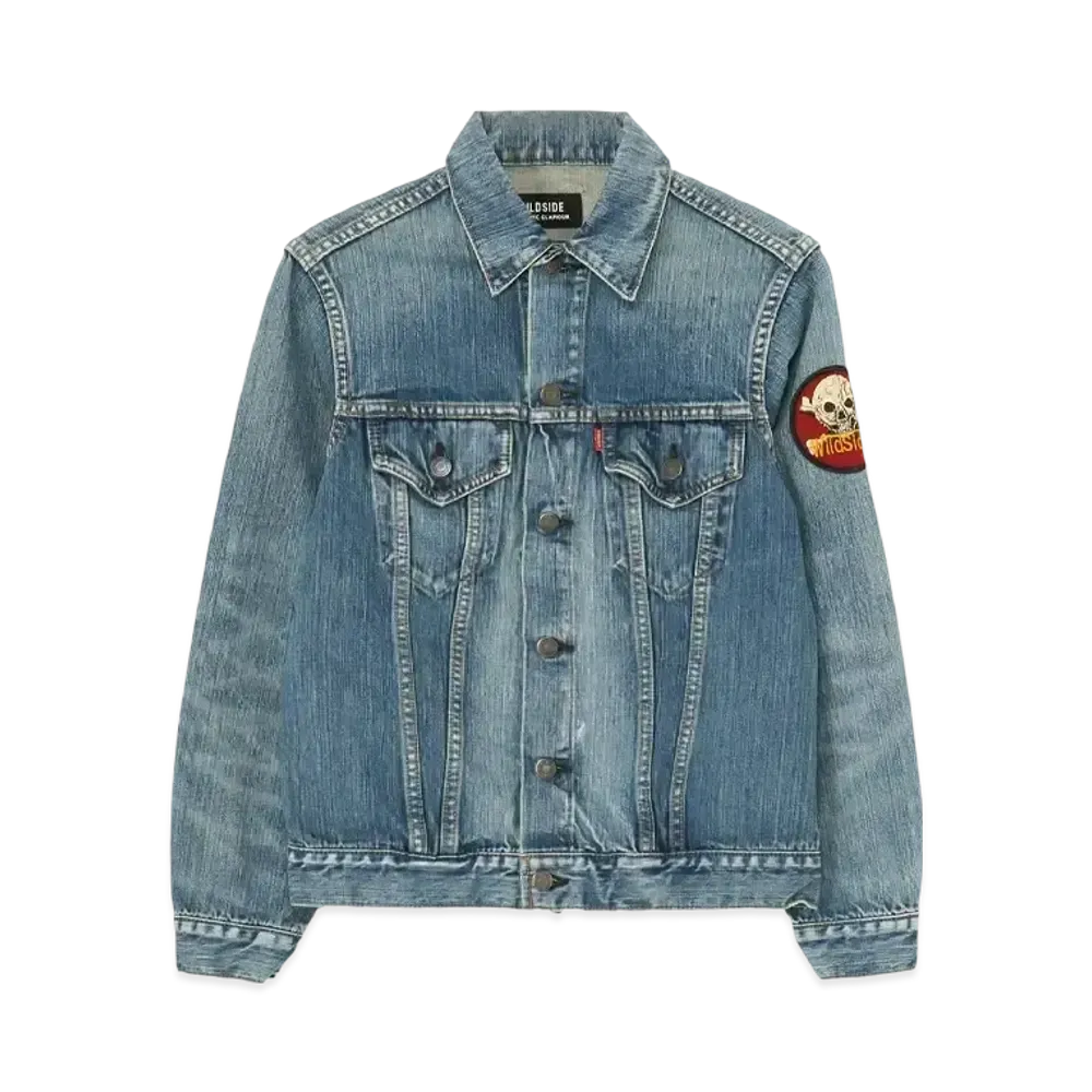 WILDSIDE Yohji Yamamoto x HYSTERIC GLAMOUR Speak No Evil Denim Jacket "Indigo"