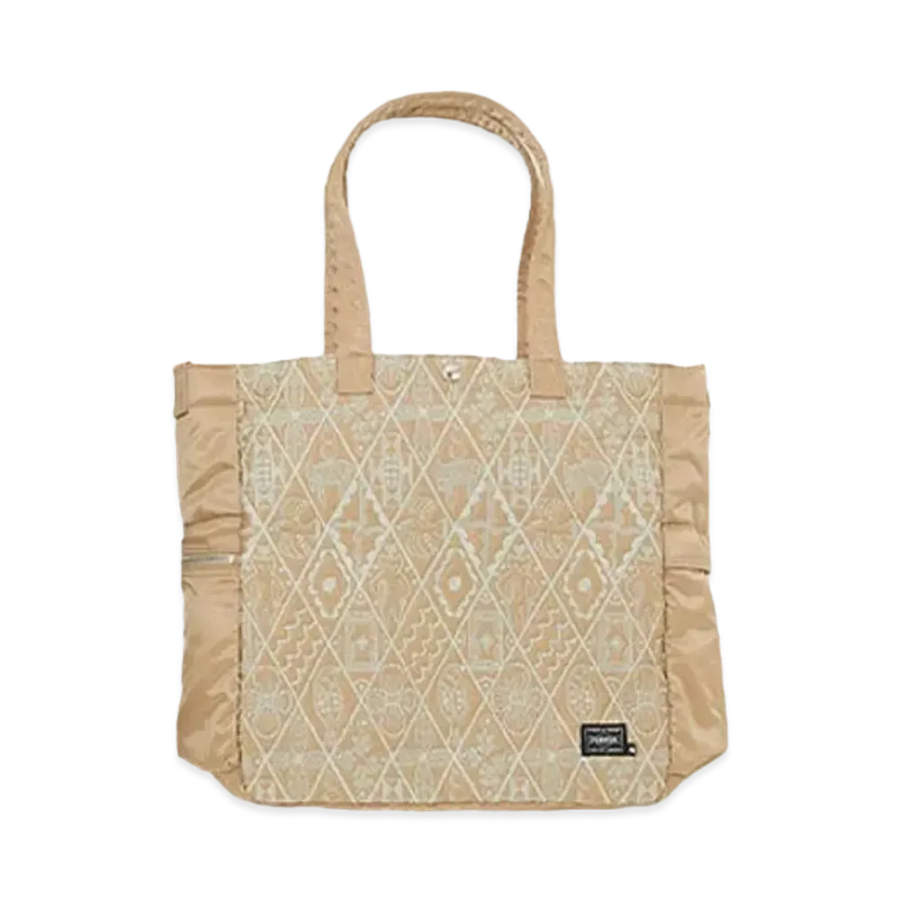 PORTER x mina perhonen 2Way Tote Bag L Symphony "Beige"