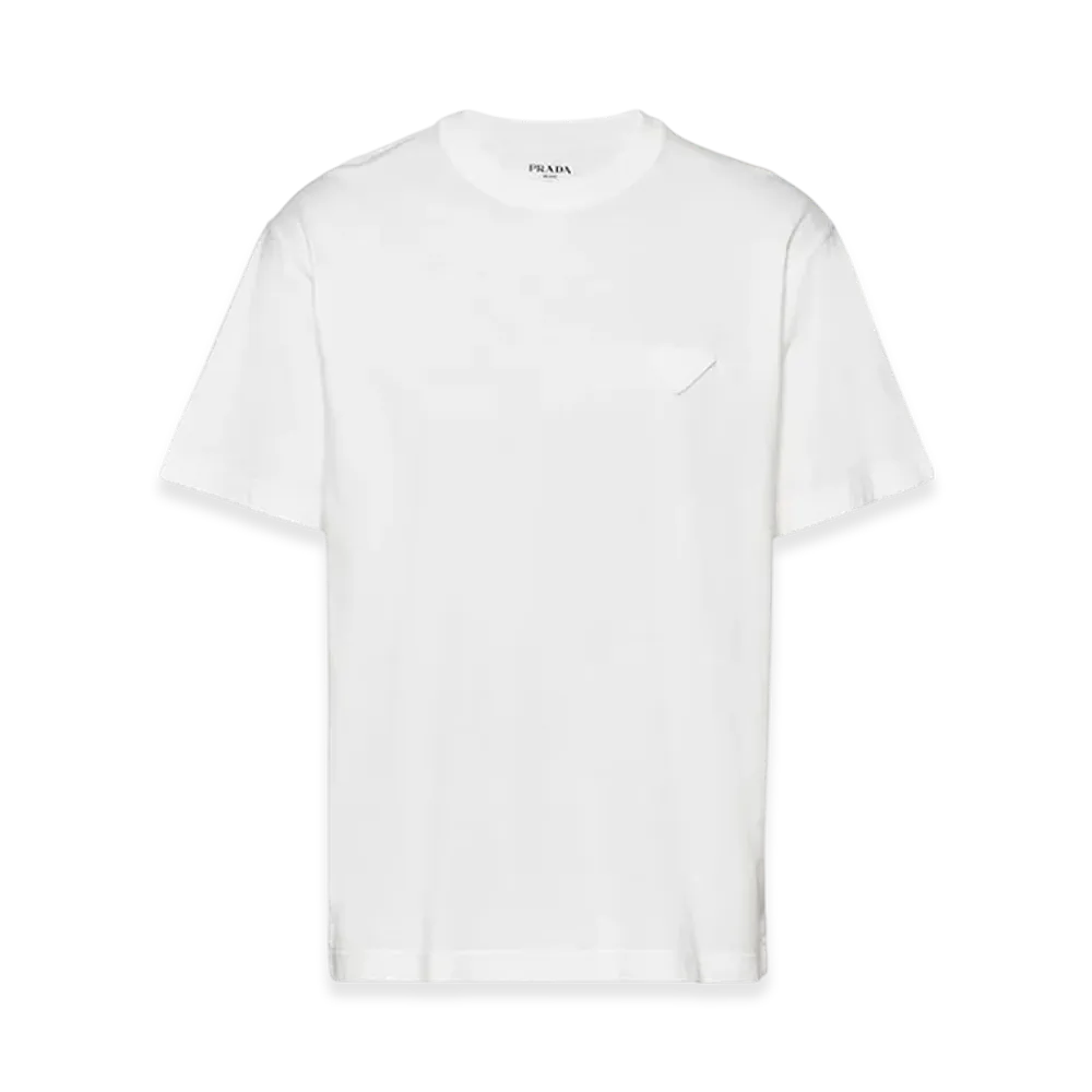 PRADA Cotton T-Shirt "White"