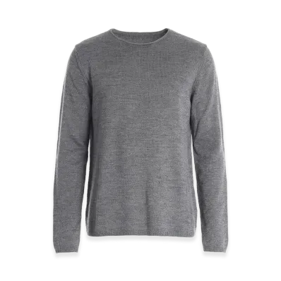 COMME des GARCONS SHIRT Knitted Crewneck Pullover "Gray"
