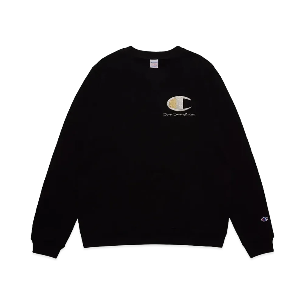 Champion x DSMG Crew Neck Sweatshirt "Black"